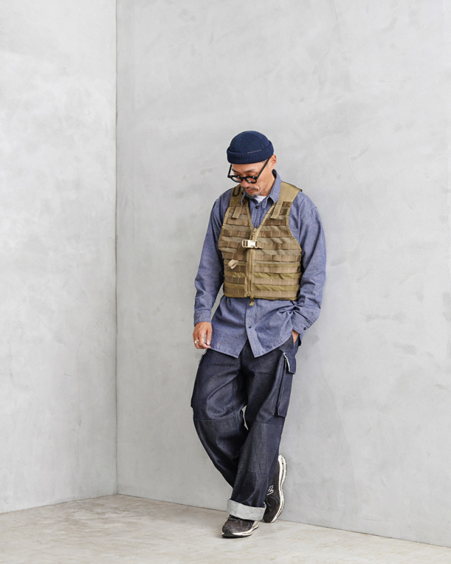 米軍 U.S タクティカルベスト ② MILITARY 実物 USED 米軍 U.S.M.C. MOLLE II FLC ベスト