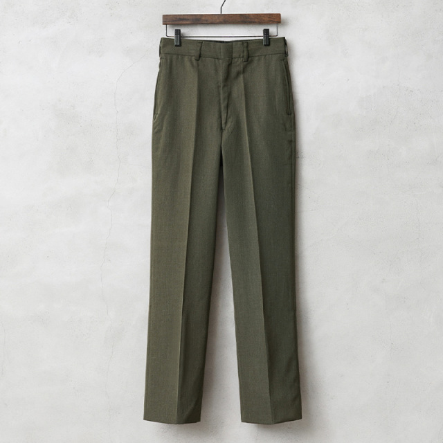 実物 新品 デッドストック 米軍 USMC GREEN SHADE SERVICE ドレス トラウザーズ【キャンペーン対象外】【I】ミリタリーファッション 軍服 軍パン