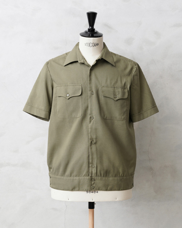 60s US ARMY アメリカ軍 ミリタリー オフィサー 半袖シャツ