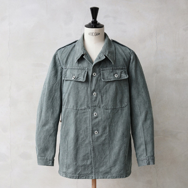 ☆今だけ15%OFF☆実物 USED スイス軍 前期型 デニム ワークジャケット【キャンペーン対象外】【I】ミリタリー