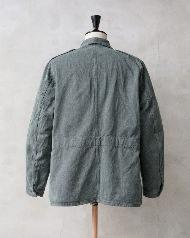 Swiss army denim 　実物　スイス軍 ヴィンテージ　リペア跡なし WAIPER.inc 実物 スイス軍 リメイク ヴィンテージ デニム ワーク