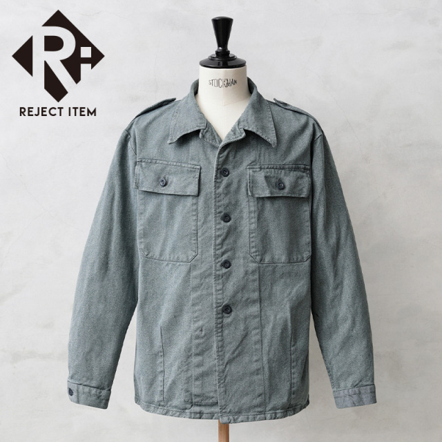 リジェクト 訳あり品 実物 USED スイス軍 後期型 デニム ワークジャケット【キャンペーン対象外】【I】 ミリタリー