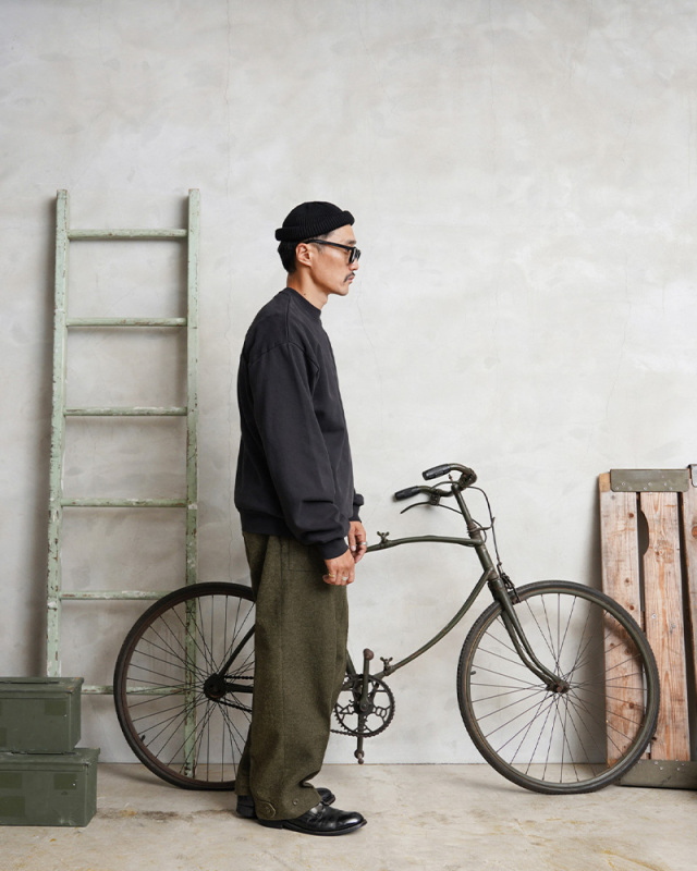 実物 USED オランダ軍 BATTLE DRESS（バトルドレス）ウール トラウザー 
