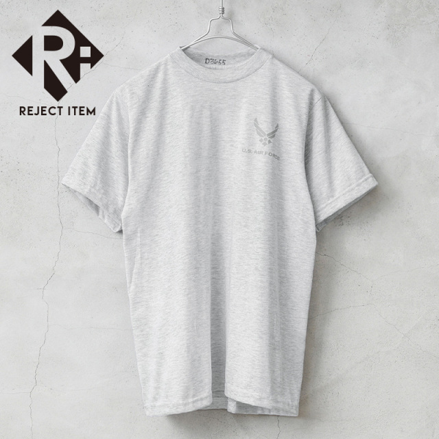 リジェクト 訳あり品 実物 USED 米軍 U.S.AIR FORCE S/S Tシャツ バックプリント入り【キャンペーン対象外】【I】 ミリタリー