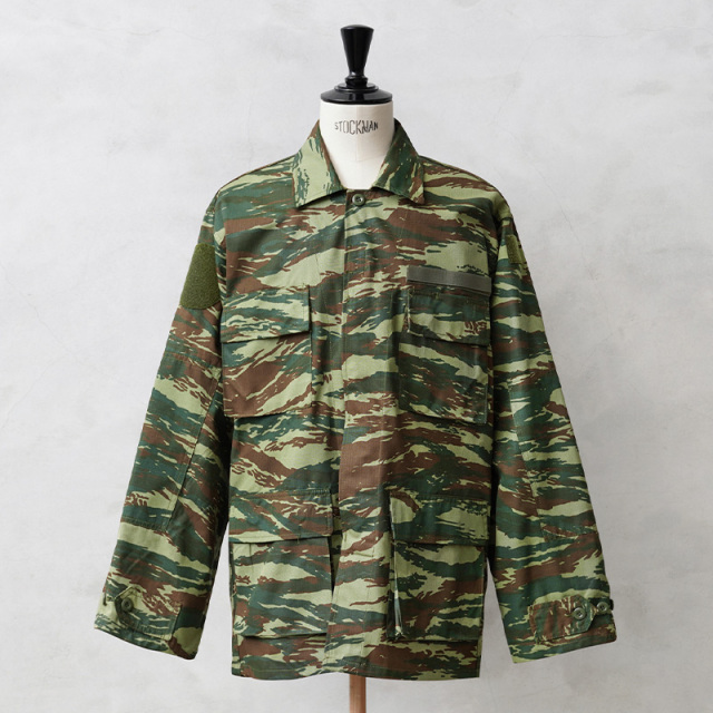 実物 新品 デッドストック ギリシャ軍 リザードカモ フィールドジャケット【キャンペーン対象外】【I】ミリタリー