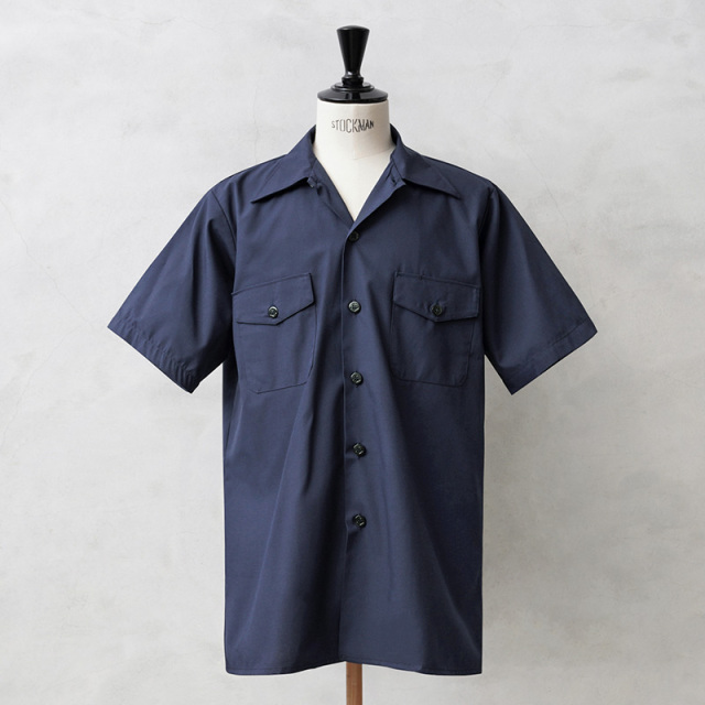 実物 新品 デッドストック 米軍 U.S.NAVY ショートスリーブ ユーティリティシャツ【キャンペーン対象外】【I】ミリタリー