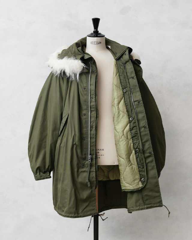 希少 実物 新品 デッドストック 米軍 M-65 フィッシュテールパーカー  