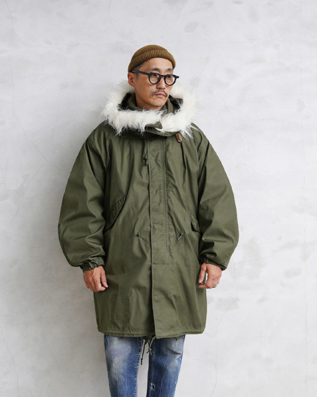 希少 実物 新品 デッドストック 米軍 M-65 フィッシュテールパーカー 