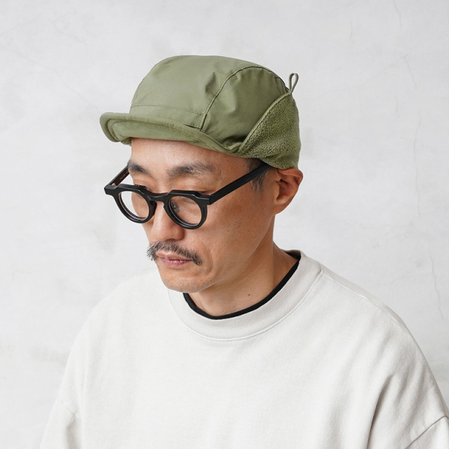 実物 USED オランダ軍 COLD WEATHER ウィンター キャップ オリーブ【キャンペーン対象外】【I】ミリタリー