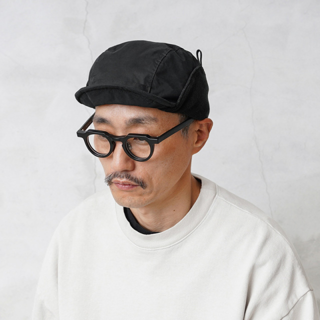 実物 USED オランダ軍 COLD WEATHER ウィンター キャップ ブラック【キャンペーン対象外】【I】ミリタリー