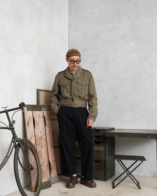 実物 新品 デッドストック イギリス軍 1949 PATTERN BATTLE 