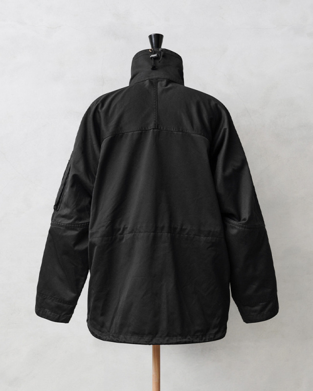 実物 USED オーストリア軍 パラトルーパージャケット DEEP BLACK染め