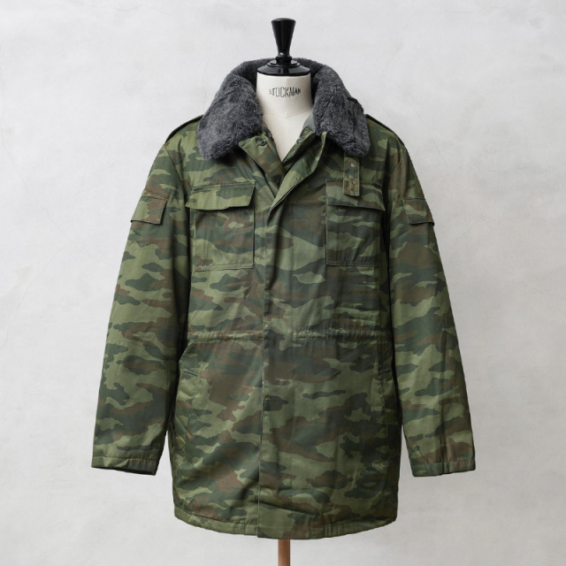 ☆今だけ15%OFF☆実物 新品 デッドストック ロシア軍 VSR-98 フローラカモ ウィンター ジャケット ライナー付き コットンサテン #4【キャンペーン対象外】【I】ミリタリー