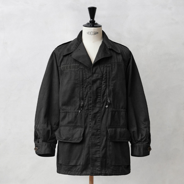 実物 新品 デッドストック フランス軍 M-64 ジャケット BLACK染め【キャンペーン対象外】【I】ミリタリー