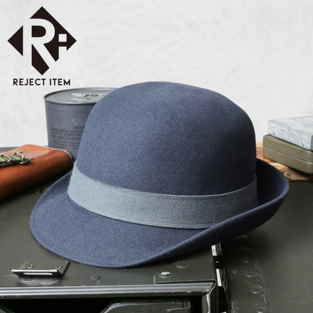 リジェクト 訳あり品 実物 新品 デッドストック チェコ軍 アンゴラ フェルトハット BLUE GREY【キャンペーン対象外】【I】 ミリタリー