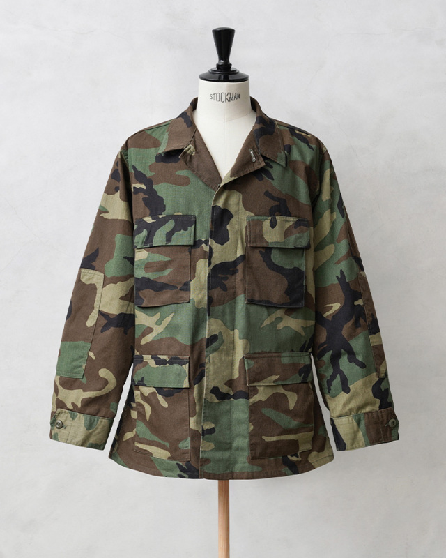 実物 新品 デッドストック 米軍 BDU WOODLAND CAMO ジャケット