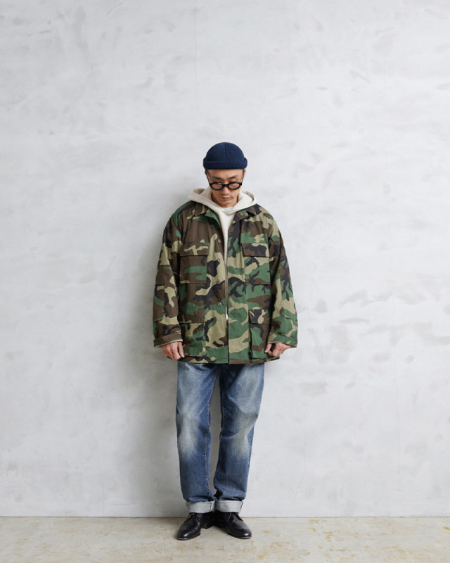 実物 新品 デッドストック 米軍 BDU WOODLAND CAMO ジャケット
