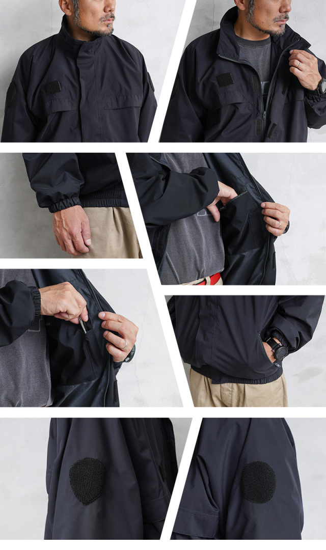 実物 新品 デッドストック フランス警察 POLICE NATIONALE WATERPROOF 