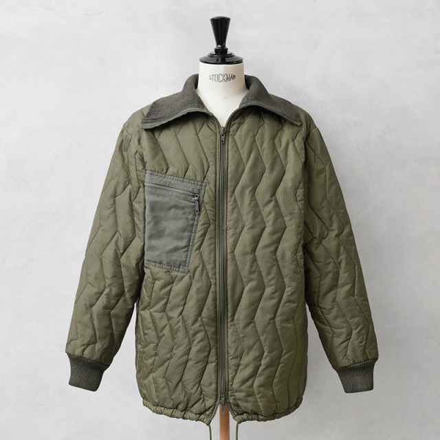 ☆今だけ15%OFF☆実物 USED ドイツ軍 キルティングライナー ジャケット ダブルジップ【キャンペーン対象外】【I】ミリタリー