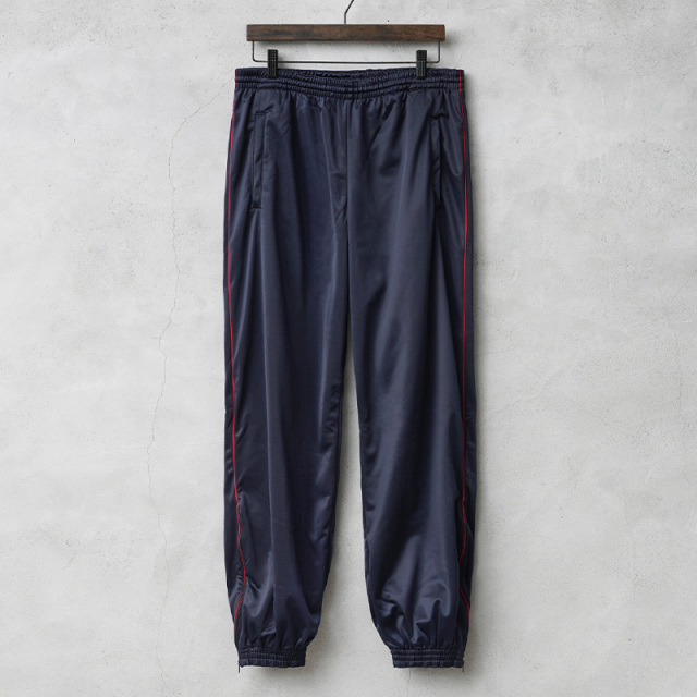 実物 新品 デッドストック フランス軍 ARMEE DE TERRE トラックパンツ ネイビー×レッドパイピング / トレーニングパンツ【キャンペーン対象外】【I】ミリタリー