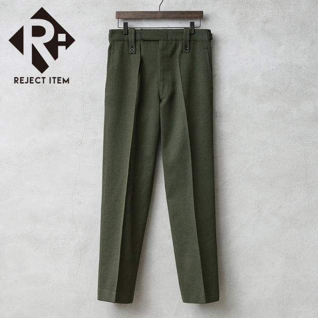 リジェクト 訳あり品 実物 USED イギリス軍 ROYAL MARINES BARRACK DRESS トラウザーズ ボタンベルトループ 【キャンペーン対象外】【I】 ミリタリー