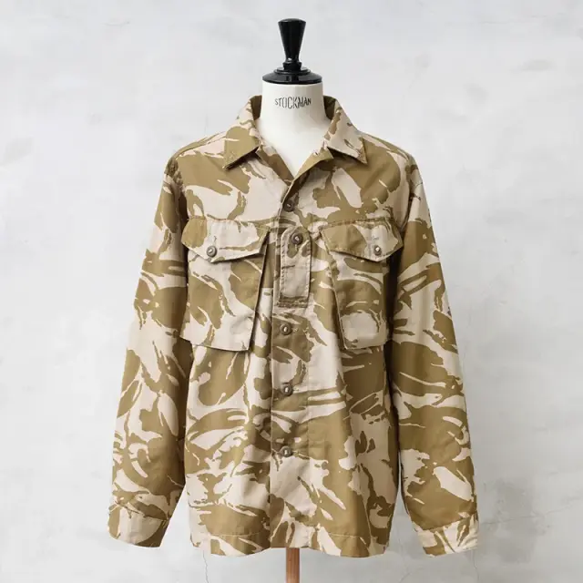 実物 新品 デッドストック イギリス軍 TROPICAL COMBAT ジャケット デザートDPMカモ【キャンペーン対象外】【I】ミリタリー