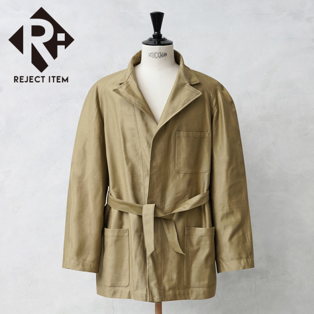 リジェクト 訳あり品 実物 新品 デッドストック イタリア軍 60s ヴィンテージ コットンサテン ホスピタル ジャケット【キャンペーン対象外】【I】 ミリタリー