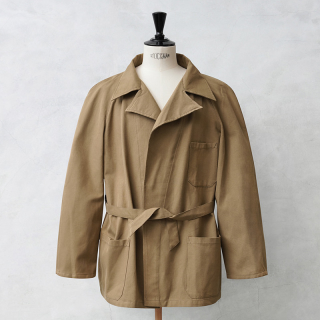 実物 新品 デッドストック イタリア軍 コットンツイル ホスピタル ジャケット COYOTE BROWN【キャンペーン対象外】【I】ミリタリー