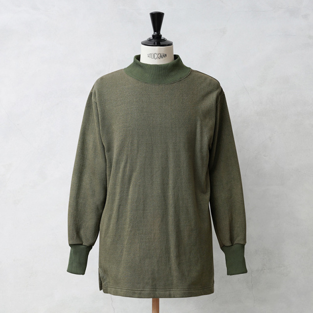 実物 USED ハンガリー軍 1960～70’s VINTAGE モックネック RIB スウェットシャツ【I】【キャンペーン対象外】ミリタリー