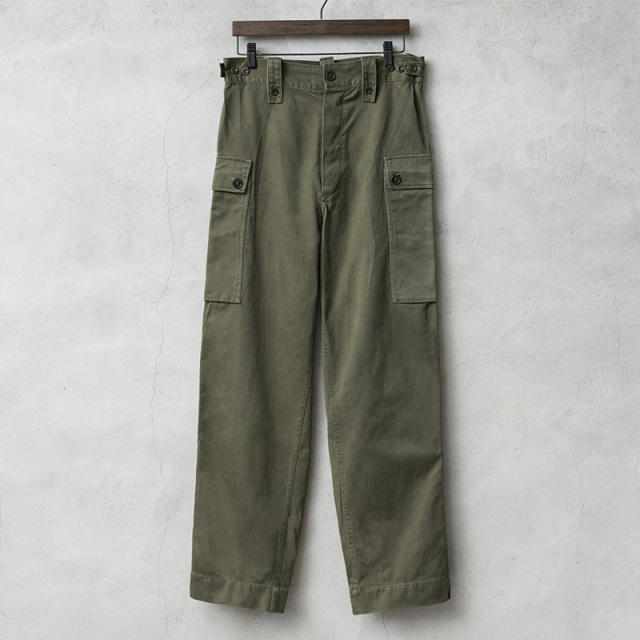 実物 USED オランダ軍 60～70’s コットンサテン フィールド カーゴパンツ【キャンペーン対象外】【I】ミリタリー