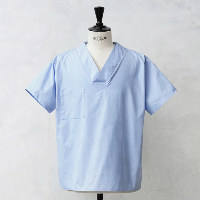 ☆今だけ15%OFF☆実物 新品 デッドストック イギリス軍 オペレーション Vネック SCRUB シャツ / プルオーバー スモック【キャンペーン対象外】【I】ミリタリー