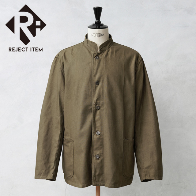 リジェクト 訳あり品 実物 新品 デッドストック チェコ軍 1950～60’s スタンドカラー ワークジャケット【キャンペーン対象外】【I】 ミリタリー