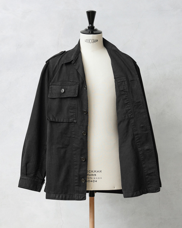 実物 USED オランダ軍 HBT（ヘリンボーンツイル）フィールド