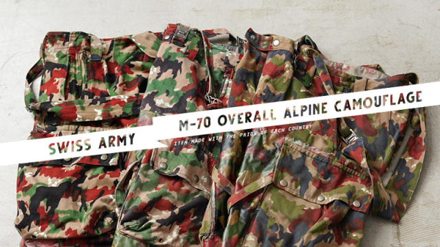 WAIPER.inc 実物 USED スイス軍 リメイク M-70 オーバーオール