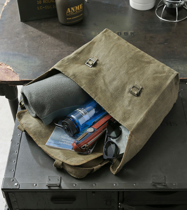 実物 USED イタリア軍 1950～60's VINTAGE キャンバス ブレッド