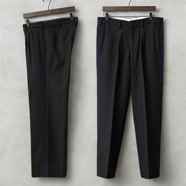 ☆今だけ15%OFF☆実物 新品 デッドストック イタリア軍 AIR FORCE ブルー サイドライン DRESS トラウザーズ #1 / ウールサージ【キャンペーン対象外】【I】ミリタリー