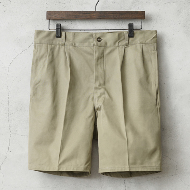 ☆今だけ15%OFF☆実物 新品 デッドストック イタリア軍 70’s AMI チノショートパンツ ボタンフライ コットン100%【キャンペーン対象外】【I】ミリタリー