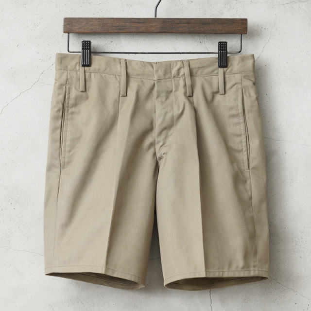 ☆今だけ15%OFF☆実物 新品 デッドストック イタリア軍 70’s AMI チノショートパンツ ボタンフライ コットン×ポリエステル【キャンペーン対象外】【I】ミリタリー