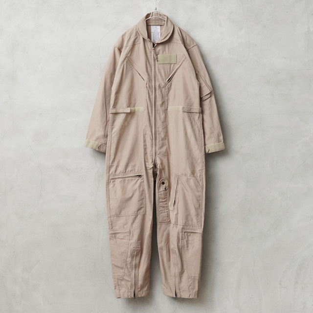 実物 デッドストック 新品 米軍 CWU-27/P フライヤーズ カバーオール TAN【キャンペーン対象外】【I】ミリタリー