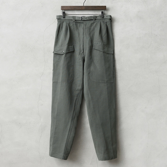 実物 新品 デッドストック イタリア軍 AIR FORCE グレー ワークパンツ 