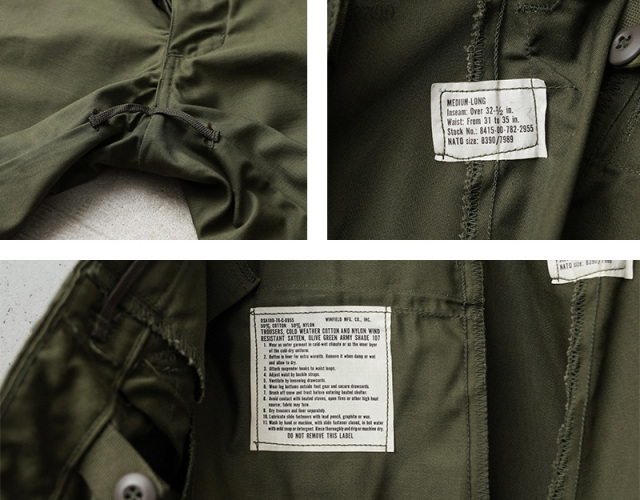 実物 新品 デッドストック 米軍 M-65 フィールドカーゴパンツ