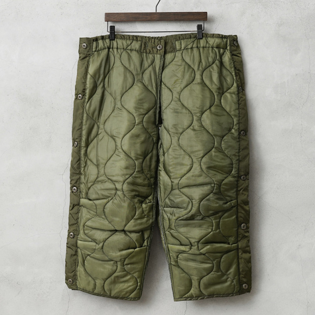 ☆今だけ15%OFF☆実物 新品 デッドストック 米軍 M-65 フィールドパンツ キルティング ライナー サイドボタン【キャンペーン対象外】【I】ミリタリー