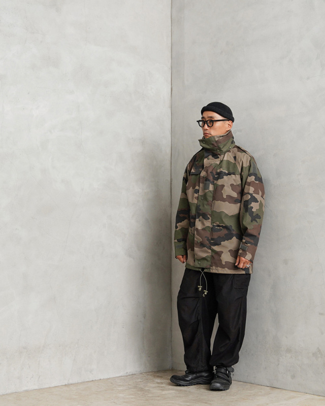 実物 新品 デッドストック フランス軍 CCE CAMO WATERPROOF フィールド 