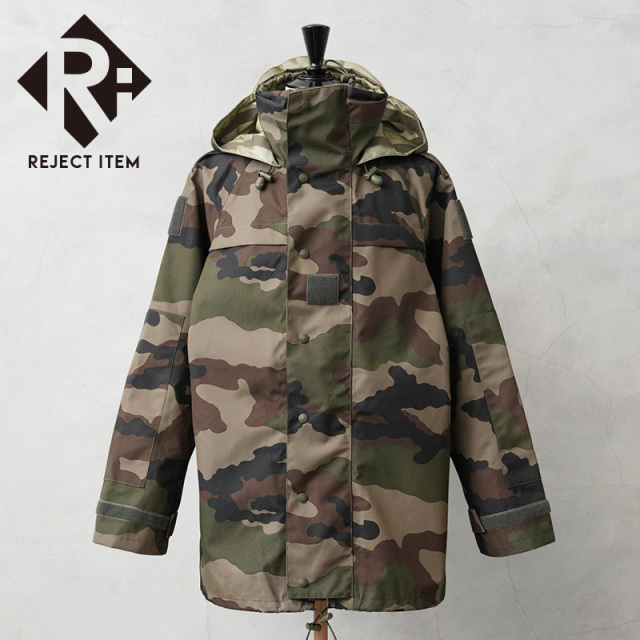 リジェクト 訳あり品 実物 USED フランス軍 CCE CAMO WATERPROOF フィールドパーカ 2ポケット【キャンペーン対象外】【I】 ミリタリー