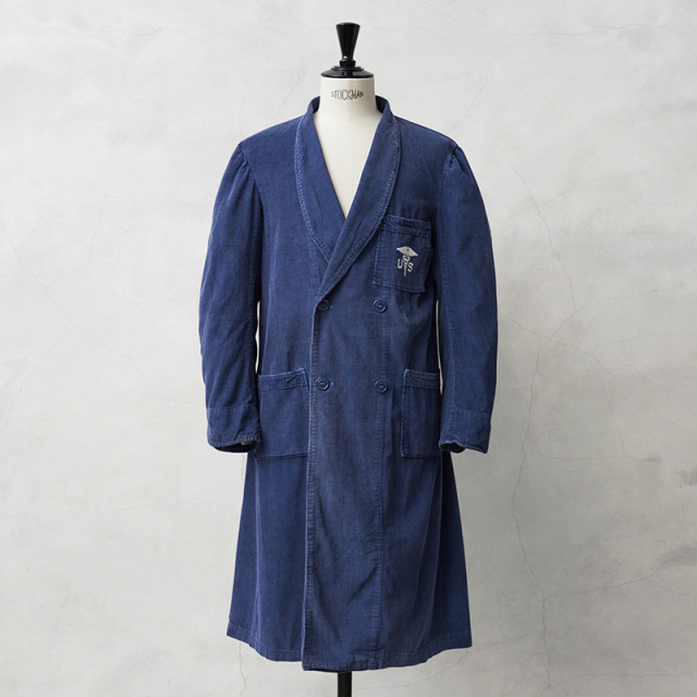 実物 USED 米軍 1950’s ホスピタル コーデュロイ ローブ【キャンペーン対象外】【I】ミリタリー