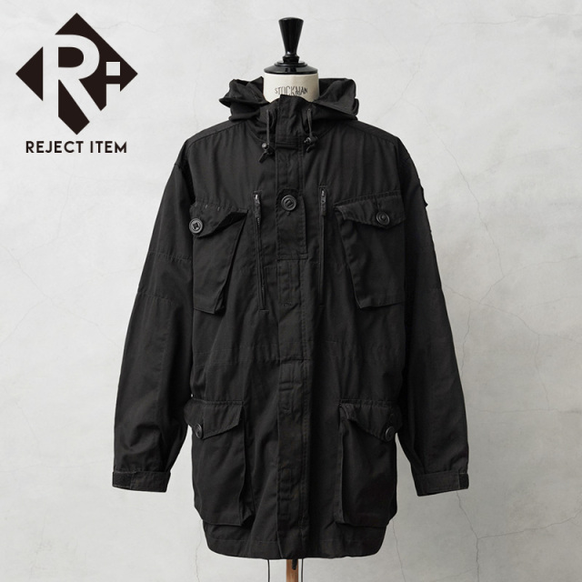 リジェクト 訳あり品 実物 新品 イギリス軍 WINDPROOF コンバット スモック デザートDPMカモ DEEP BLACK染め【キャンペーン対象外】【I】 ミリタリー