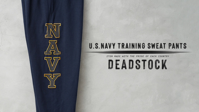 デッドストック 米軍 U.S.NAVY トレーニング用 スウェットパンツ