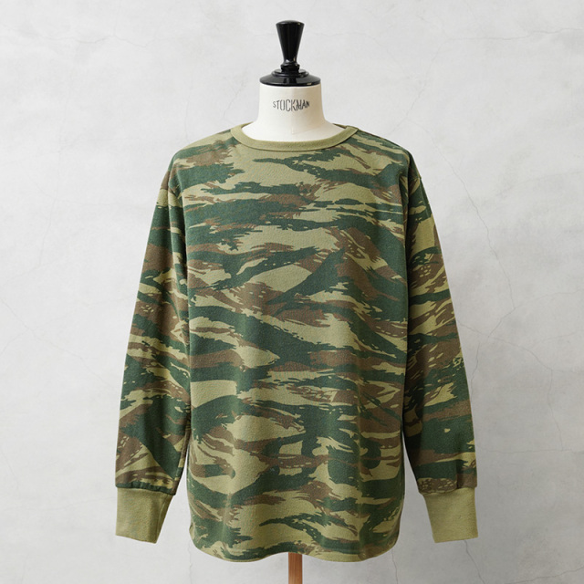実物 USED ギリシャ軍 スウェットシャツ カモフラージュ【キャンペーン対象外】【I】ミリタリー