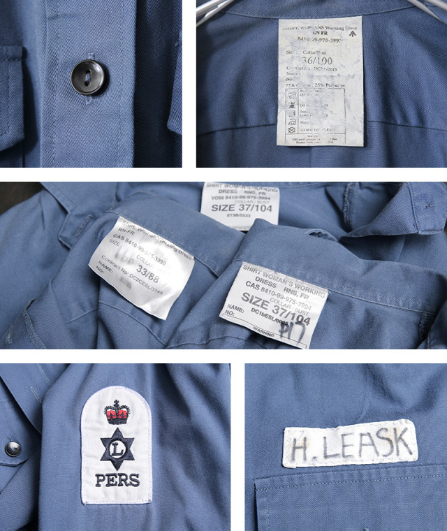 実物 USED イギリス軍 レディース ROYAL NAVY FR ワーキング