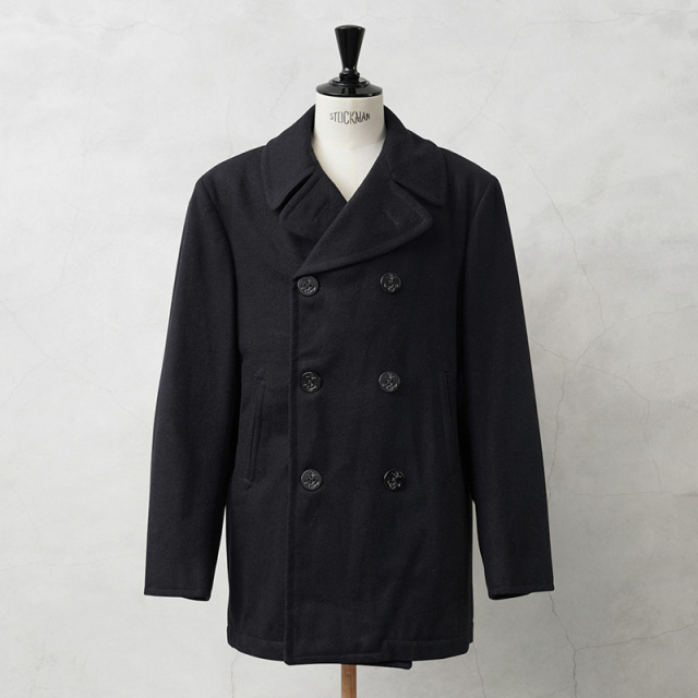 実物 USED 米軍 U.S.NAVY ウール ピーコート BLACK / Pコート PEA COAT【キャンペーン対象外】【I】ミリタリー
